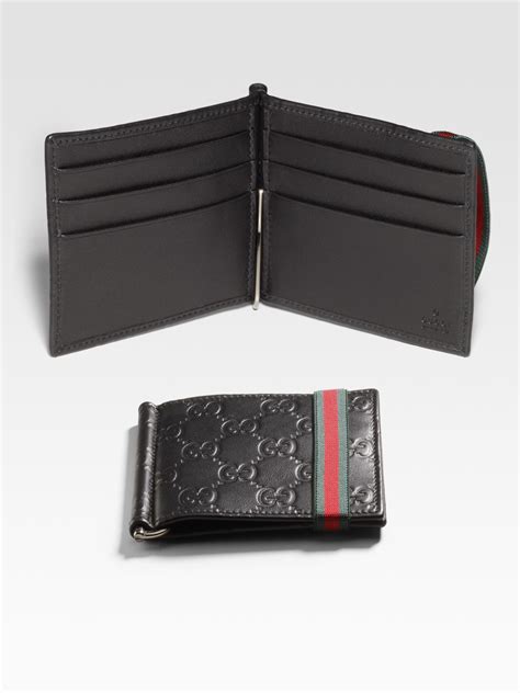 mens gucci money clip|Gucci wallet with money clip.